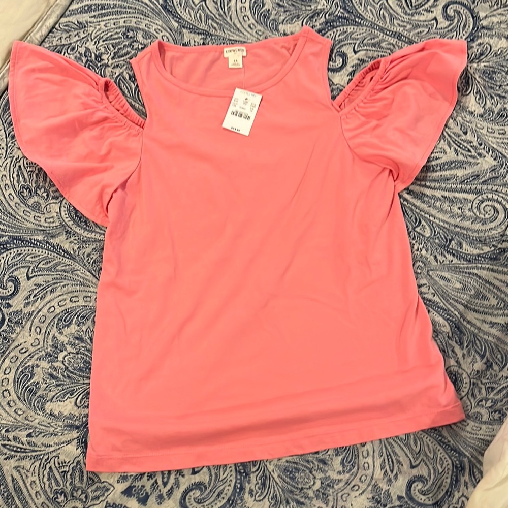 Pink kids Crew Cuts top - Picture 1 of 3